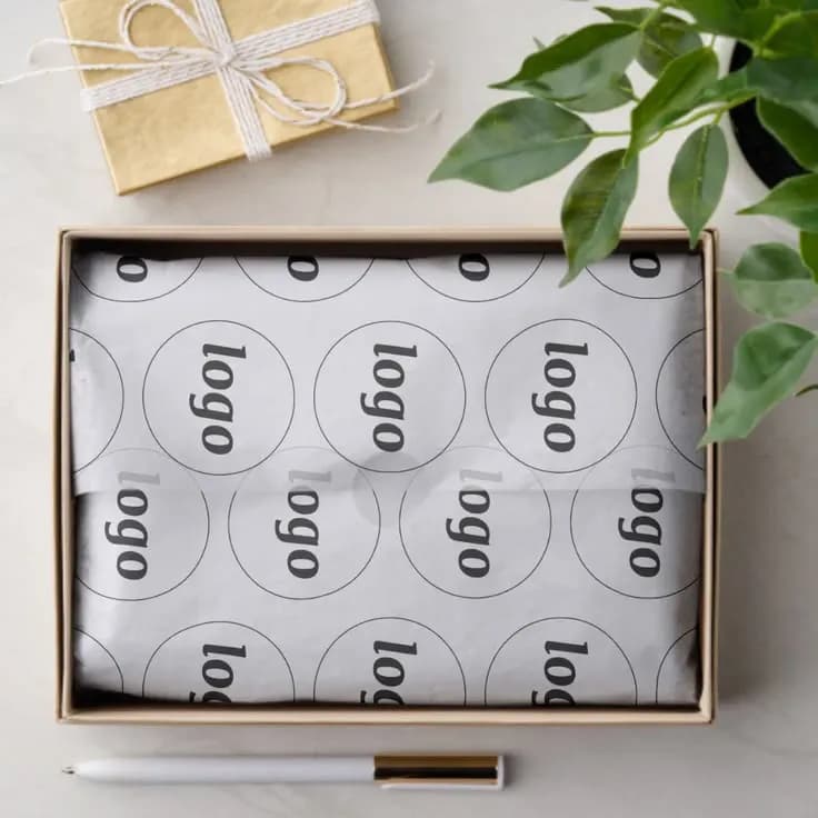 Custom Printed Tissue Paper for Branding Packaging