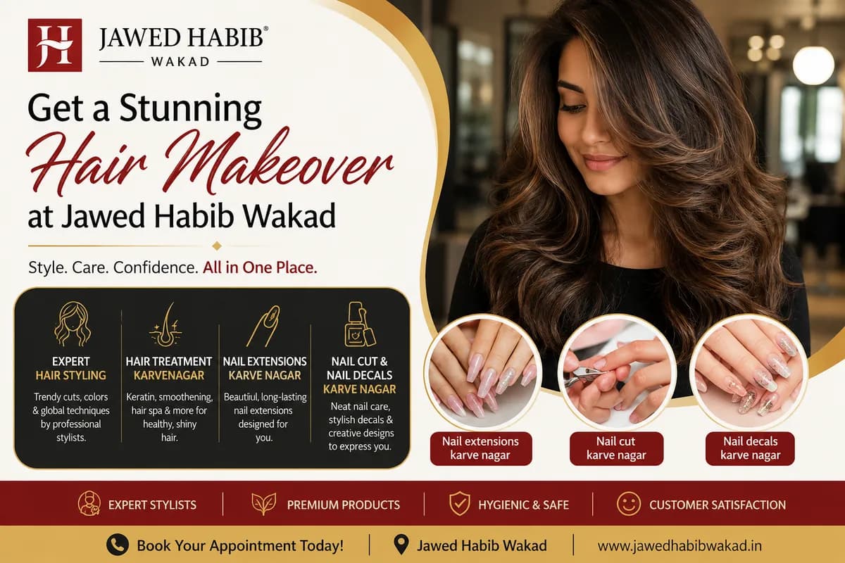 Get a Stunning Hair Makeover at Jawed Habib Wakad