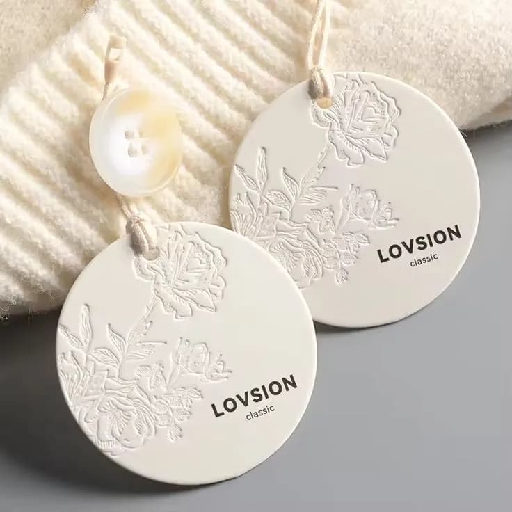 Unique Half Circle Tags For Product Packaging