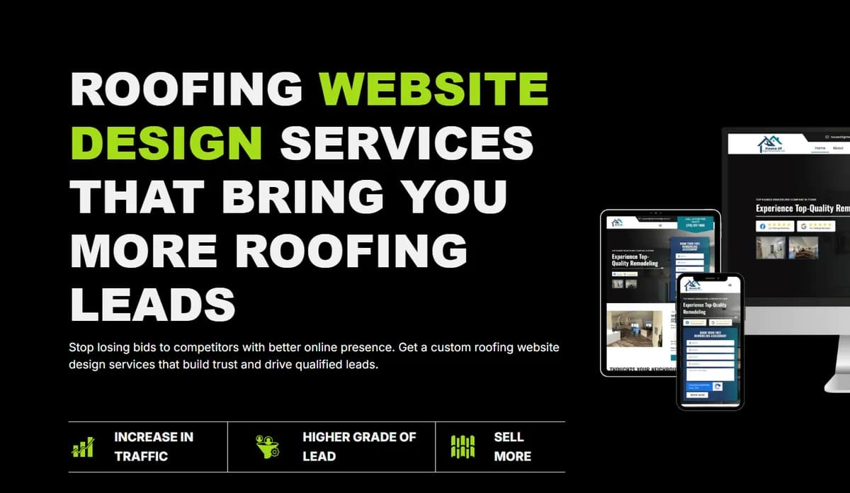 Website Design for Roofers: Get More Leads | Your Web Guys