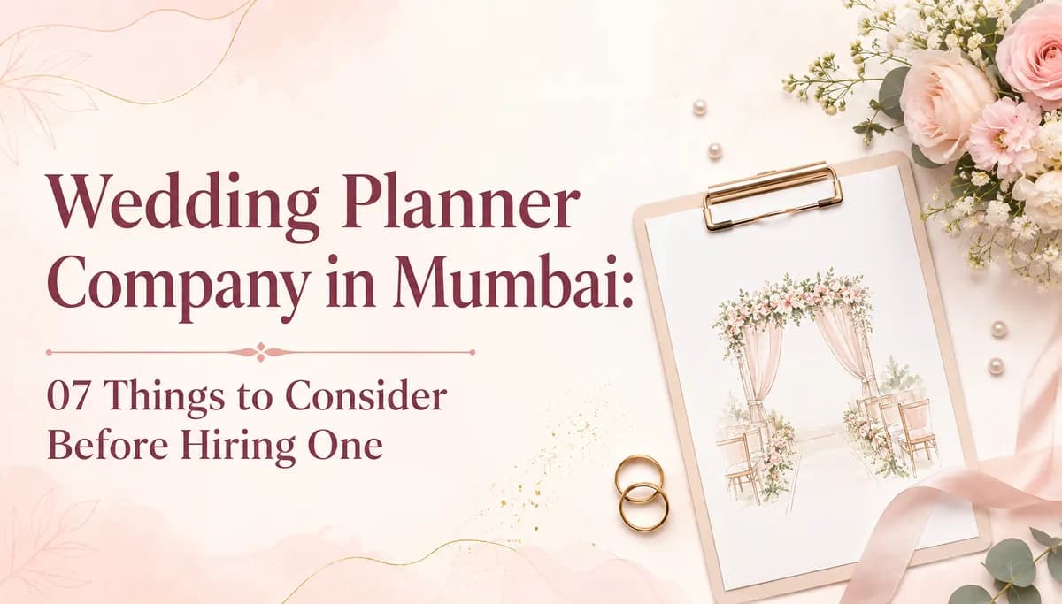 Wedding Planner Company in Mumbai: 07 Things to Consider Before You Hire One