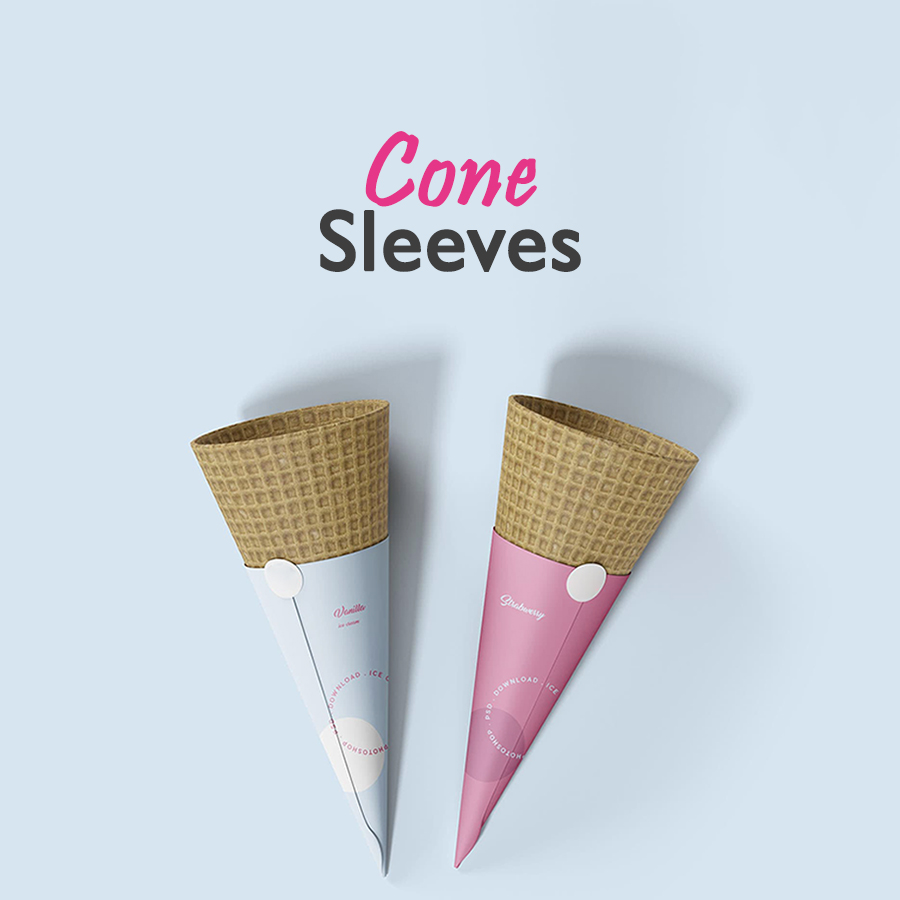 Custom Cone Sleeves | Ice Cream Cone Sleeves Suppliers