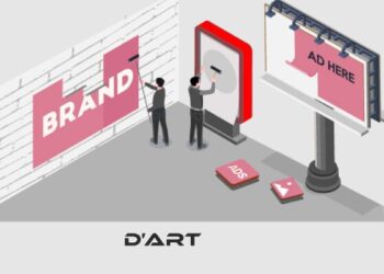 How does digital wall painting transform ads into art